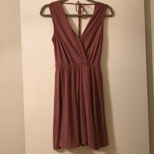 Bcbgeneration woodsmoke rosy tan dress